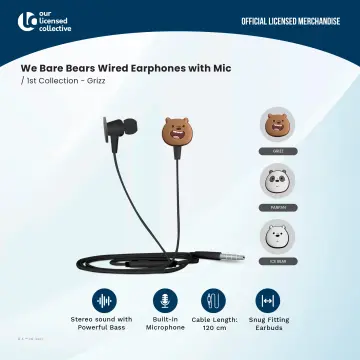 We bare bears earphones hot sale