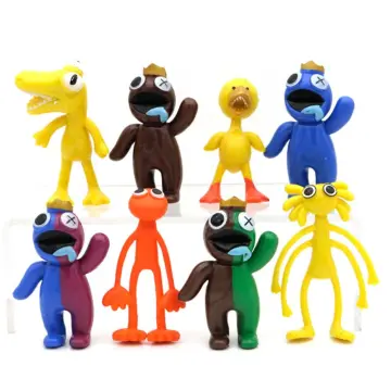 8pcs Roblox Game Rainbow Friends Action Figure Blue Red Doll Pvc Toy  Collectible Model Toys Kids Xmas Gift