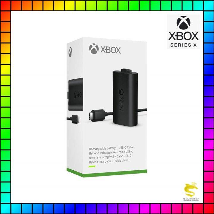 ของแท้-แบตเตอรี่จอย-xbox-series-x-rechargeable-battery-usb-c-cable-warranty-1-month