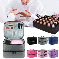 【cw】New Essential Oil Case Storage Bag Portable Cosmetic Large Handbag Organizer Double Layer Designhot