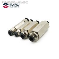 Pneumatic Check Valve Brass 4m 6mm 8mm 10mm 1/4 3/8 1/2 Inch Pipe Fitting Adapter Single Way Valve for Air Compressor Air Tube