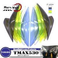 รถจักรยานยนต์ซ้ายและขวาอะคริลิไฟหน้าเลนส์ที่ครอบหน้าจอเลนส์ยามสำหรับ Yamaha TMAX 530 TMAX 560 2017-2020 2020