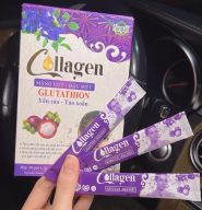 10 gói lẻ dùng thử Collagen Măng Cụt Đậu Biếc Zenpali_Cốm Uống Đẹp Da thumbnail