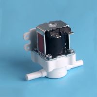 Water Purifier Plastic Water Inlet Solenoid Valve DC24V 1/4 quot; 6.5mm plug Quick Conntect RO Water Reverse Osmosis System