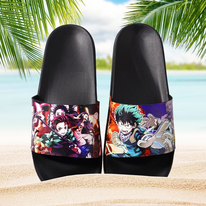 1 Slide Sandals For Men Women Kids Anime Demon Slayer Tanjirou Nezuko  Cosplay Shoes Monokuma Comic Flip-Flops Summer Slippers New | Lazada