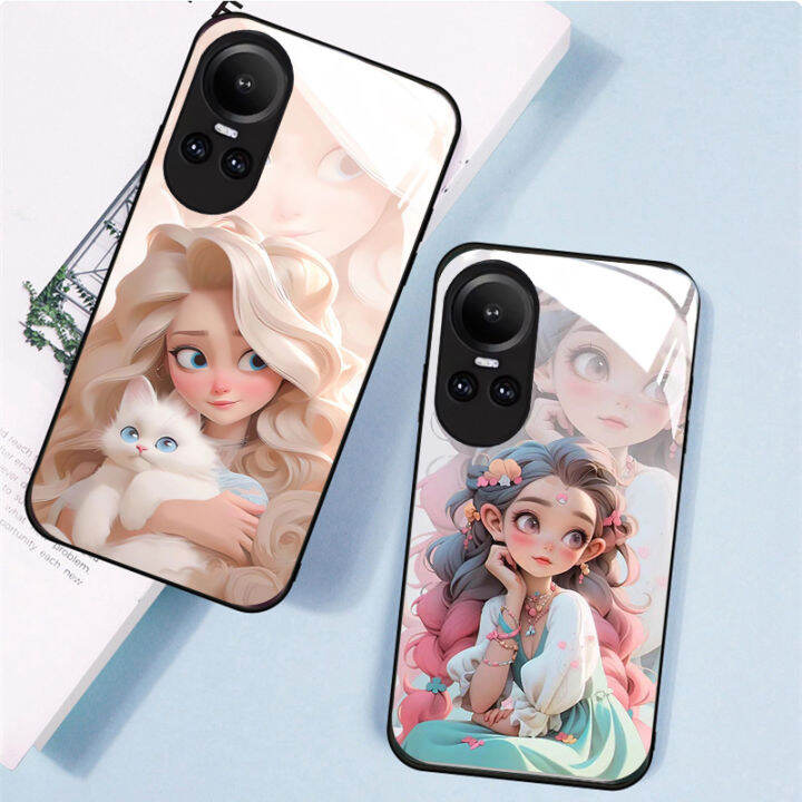 เคส-oppo-reno-10-10-pro-8t-5g-เคส8-8z-7z-8t-4g-10-pro-plus-a98-oppo-a78-a58-5g-เคส-a18-a38-a58-a57ค้นหา-x3-pro-เคสกระจกเทมเปอร์หมีไล่ระดับสีสุดหรูฝาครอบกระจกเทมเปอร์กันรอยขีดข่วนสำหรับเลนส์กล้องเคสห่อ