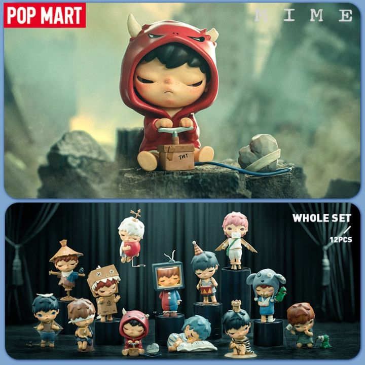 POP MART Hirono Mime Series 1PC/12PCS POPMART Blind Box Cute Action ...