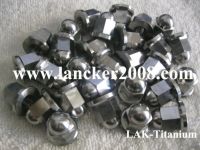 【ใหม่】 M6 M8 M9 M10 M12ไทเทเนียมหกเหลี่ยม Flanged Domed Cap Nut สำหรับมอเตอร์ Gr5