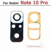 【☸2023 New☸】 moupianzh0703669 กระจกเลนส์กล้องถ่ายรูปด้านหลังด้านหลังสำหรับ Xiaomi Redmi Note 10 5G 10S Pro พร้อมกาวสติ๊กเกอร์อะไหล่ใช้แทนกาว