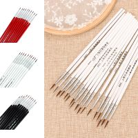 10pcs Fine Hand Painted Thin Hook Line Pen Drawing Art Pen Paint Brush Nylon Brush Acrylic Painting Pen Brushes Art Supplies Artist Brushes Tools