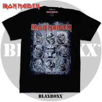 Blaxroxxx เสื้อวง ลิขสิทธิ์แท้ Iron Maiden® (IRM012) เสื้อยืด เสื้อสกรีนลาย เสื้อวินเทจ