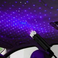 【CW】 USB Strobe Disco Led Car Roof Star Night Projector Interior Diode Atmosphere Lamp Ambient