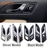 Auto Interior Accessories Front Rear Inner Door Handle Inside Handle Silver Black Color for 08-12 VW Lavida [ELEGANT]