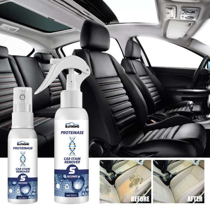 Rayhong Enzyme 5 Seconds Car Decontamination Agent Interior Seat Dashboard Quick Cleaning