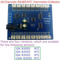 RS485เก็บอุณหภูมิ Modbus RTU Paperless Recorder 10K20K50K100K B3950 NTC Sensor