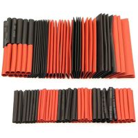 ☊∋ 127Pcs Boxed 2:1 Heat Shrink Tube Polyolefin Heat Cable Wire Shrink Tube Shrinkable Sleeve Insulation Wire Shrink Cable DIY