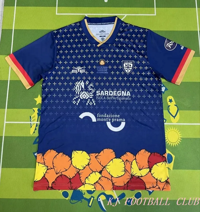 Seis techo Por qué no Cagliari soccer jersey 23/24 Thai quality football jersey shirt for men |  Lazada Singapore