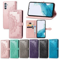 สำหรับ Samsung Galaxy A40 A40S A41 A42 A43 A50 A50S A51 A51 A52 A53 A54เคส A60เคสโทรศัพท์กระเป๋าเก็บบัตรดอกไม้สายคาดที่คล้อง