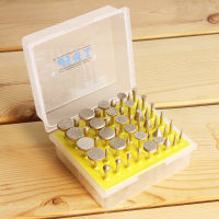 50pcs Diamond Grinding Bur Set 3.2mm Shank Mini Drill Bits for Dremel Rotary Tool Accessories Set