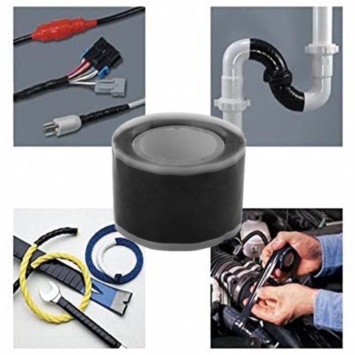 150cm-self-fusing-waterproof-silicone-stop-leaks-seal-repair-tape-self-adhesive-strong-rubber-bonding-tape-self-fusing-wire-tape-adhesives-tape