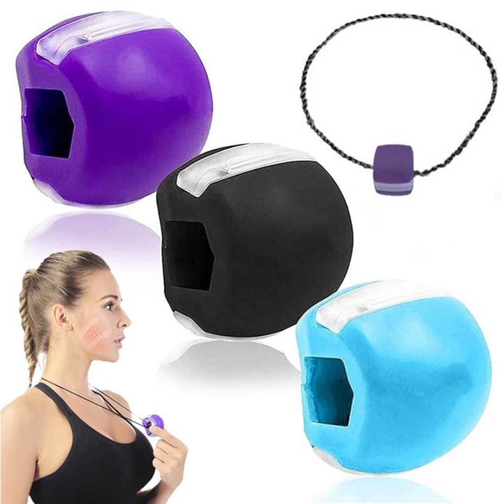 Jaw Trainer Double Chin Sight Ball Exerciser Reducer Jaw Tool