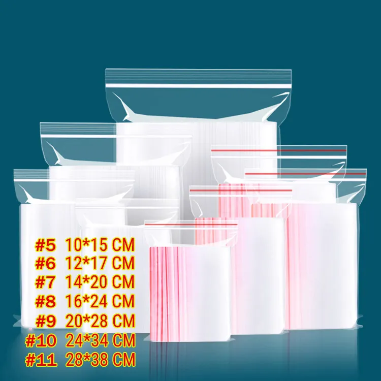 50PCS) ZIPLOCK clear Plastic Packaging Bag for clothes | Waterproof  Transparent Storage Bag | Shopee Philippines