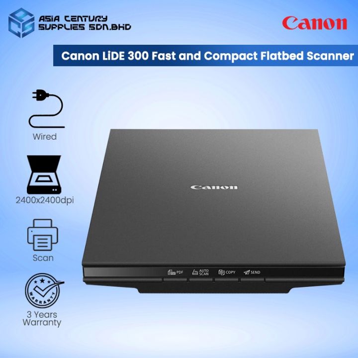 Fast Ship Canon Lide 300 Scanner Flatbed Document And Photo Scanner 2400 X 2400 Dpi Lazada 7125