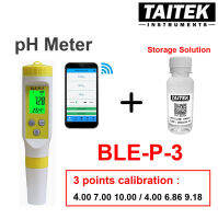 เครื่องวัดคุณภาพน้ำ Bluetooth Data logger pH Meter รุ่น BLE-P-3