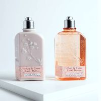 แท้✓L’Occitane Cherry Blossom Body lotion/shower gel 250ml