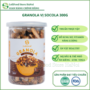 LoliFood Granola cereal with Chocolate flavor, diet granola, healthy snacks