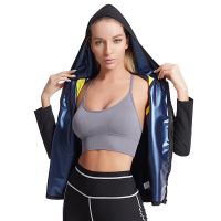 Sauna Sweatshirt Body Shapers Women Slimming Weight Loss Workout Fitness Vest Suits Hot Zipper Waist Trainer Corset Tops