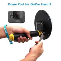 TELESIN 6" Dome Port for GoPro Hero 5, 6, 7 with Floaty Bobber and Pistol Trigger Underwater Shooting Photography