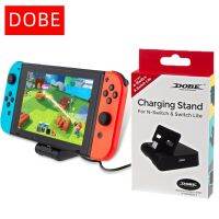 Original DOBE TNS-19063ฐานยึดแบบพับได้แท่นชาร์จพร้อมสายชาร์จ2 In 1ชุดชาร์จสำหรับ Nintendo Switch Steam Game Console Holder แท่นชาร์จ Switch OLED Host Stand แท่นชาร์จ Switch Lite Mini Portable Kickstand Docking Station