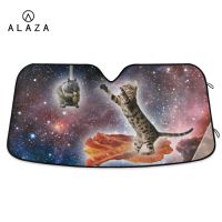 Car sunshade Cat and Mouse Print Parasol Front Window Sunshade Cover Curtains Interior Windshield Protection Accessories