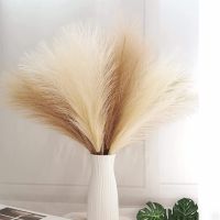 【YF】☂  7Forks 45cm Artificial Pampas Bouquet New Year Wedding Decorations Dried Reed