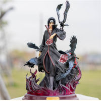 NARUTO รูป Itachi Nętsu ยืน Battle Anime PVC รูป NARUTO Itachi Crow Akatsuki Sasuke Kakashi รุ่นของเล่นของขวัญ