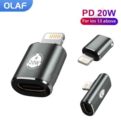 OLAF PD 20W Usb C to Lightning OTG Fast Charging Adapter For IPhone 14 13 12 11 USB C Female To Lighting Male Converter Adapter