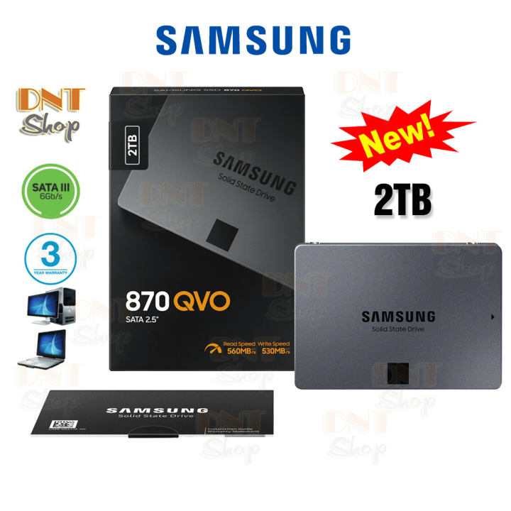 Ổ cứng SSD Samsung 870 QVO 2TB 2.5-Inch SATA III (MZ-77Q2T0