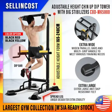 UPGRADED] SellinCost FitExperte Multi Ways Home Gym Station 72kg Weight  Stack Gym Equipment Set Gym Set Weight Lifting Multifunction Workout  Station Exercise Press Machine Chin Up Dip Preacher Sit Up (2Yr Warranty) +