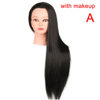 sunkepo6392 Mannequin Head With Hair Styling Dye Cutting Hairdresser Training Head