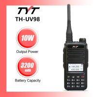 J93วิทยุสื่อสาร10W TH-UV98 TYT 136-174/400-480Mhz Dual Band Audio Scrambler FM แบบมือถืออนาล็อกตัวรับสองทาง