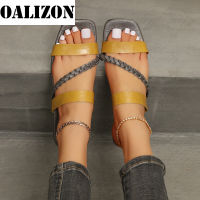 Open Toe Sandals 2022 Summer New Casual Home Women Flip Flops Flats Rome Shallow Slippers Classic Plus Size Walking Shoes Slides