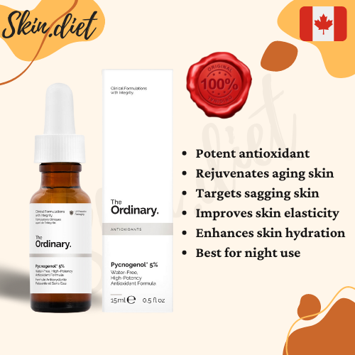 The Ordinary Pycnogenol 5 15ml (SkinDiet) [antioxidant properties, pycnogenol, improve