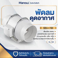 MANOWSHOPZ พัดลมดูดอากาศ พัดลมระบายอากาศ 4/6/8นิ้ว Exhaust Fan ตัวดูดควัน มอเตอร์ทองแดง เสียงเงียบ