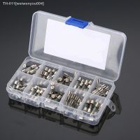 ↂ▩ Car fuse 6x30MM for Fast Blow Glass Fuse Assortment Kit 0.5A to 20A 250v 50pcs