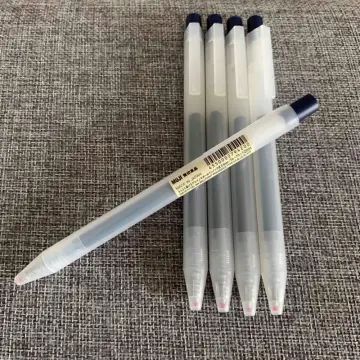 MUJI Smooth Gel Ink Ballpoint Pen Knock Type 0.3mm Black 1 PC