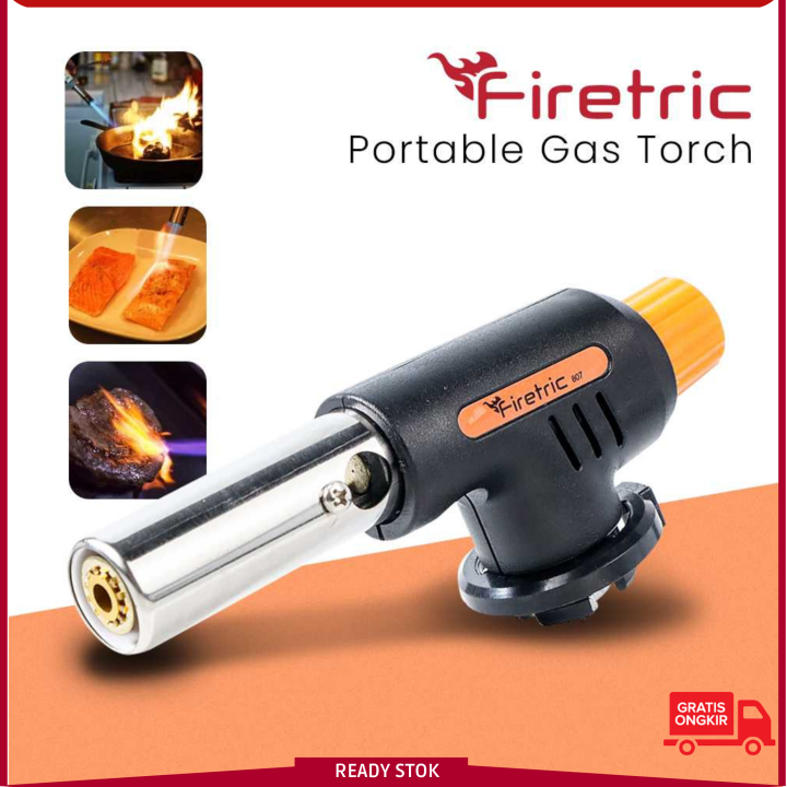 COD Firetric Torch Flame Gun Portable Gas / Torch Tabung Gas Butana