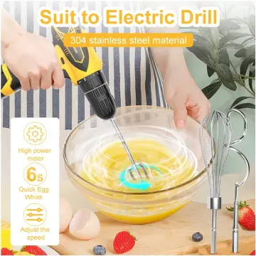 New kitchen Electric Hand Mixer Egg Beater Drill Stainless Mixer Quick Egg  Cream Butter Dough Mixer Whisk Kitchen Accessories