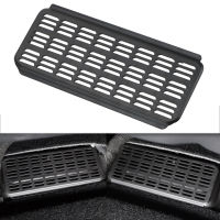 ฝาครอบช่องระบายอากาศเครื่องปรับอากาศ 2 ชิ้น/เซ็ต Anti-blocking Dustproof Back Car Air Outlet Cover ใต้ที่นั่งสำหรับ Tesla รุ่น 3-huangjianping