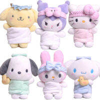 Kuromi model ชินนาม่อน ตุ๊กตา20เซนติเมตร Sanrio ตุ๊กตาตุ๊กตานุ่มตุ๊กตาสัตว์ตุ๊กตาของขวัญคริสต์มาสพรรคตกแต่งปัจจุบันของเล่นสำหรับเด็กหนุ่มๆสา